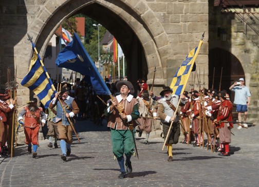 Einmarsch der Schweden in Dinkelsbühl im 30-jährigen Krieg